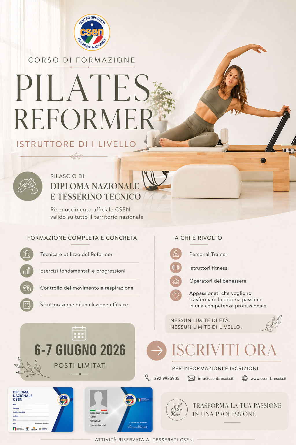Corso Pilates Reformer